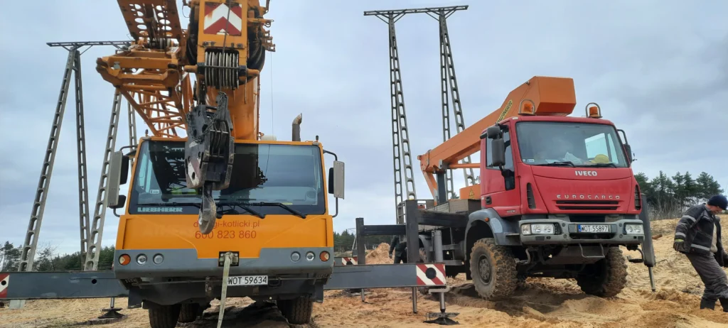 Wynajem dźwigów Łódź - usługi dźwigowe Kotlicki 24/7